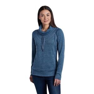 Women's Kuhl Teal Cowl Neck Sweater Pullover M